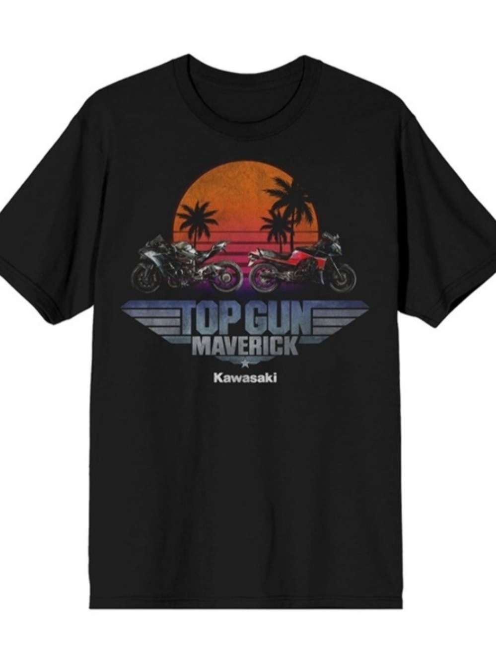 Kawasaki Top Gun Maverick Graphic Tee - Black